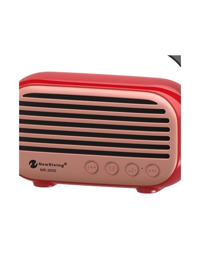 NIBEMINENT Household Bluetooth Speaker Red - Image 2