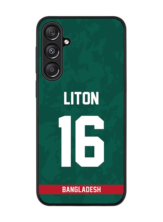 Stylizedd For Samsung Galaxy A16 / A16 5G Case,Slim fit Camera Protection, Shockproof Thin Phone cover - Bangladesh Liton Das, Jersey No 16 - Image 1