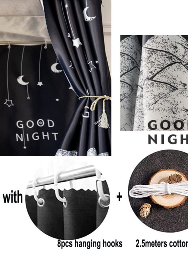 Zikra Dorm Bunk Bed Curtain - Single Bed Tent Curtain for Dust-Proof and Canopy-like Experience - Perfect for Single Sleeper Bunk Beds in Student Dormitories - Blackout Cloth for Lightproof and Shading - Cr - Image 5