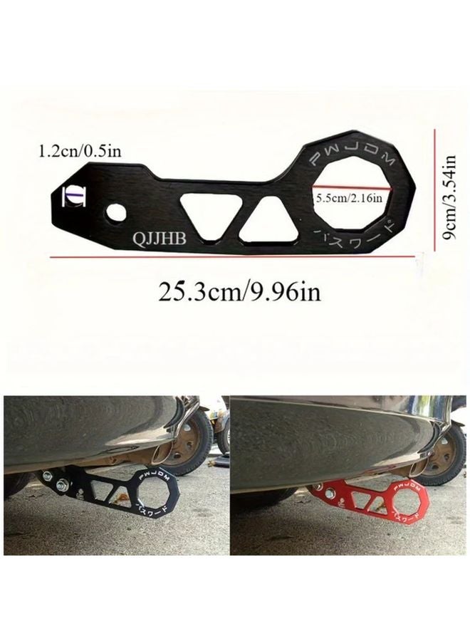 4pcs Black JDM Style Racing Car Rear Tow Hook Aluminum Alloy for Honda Civic Jazz GK5 - Image 3