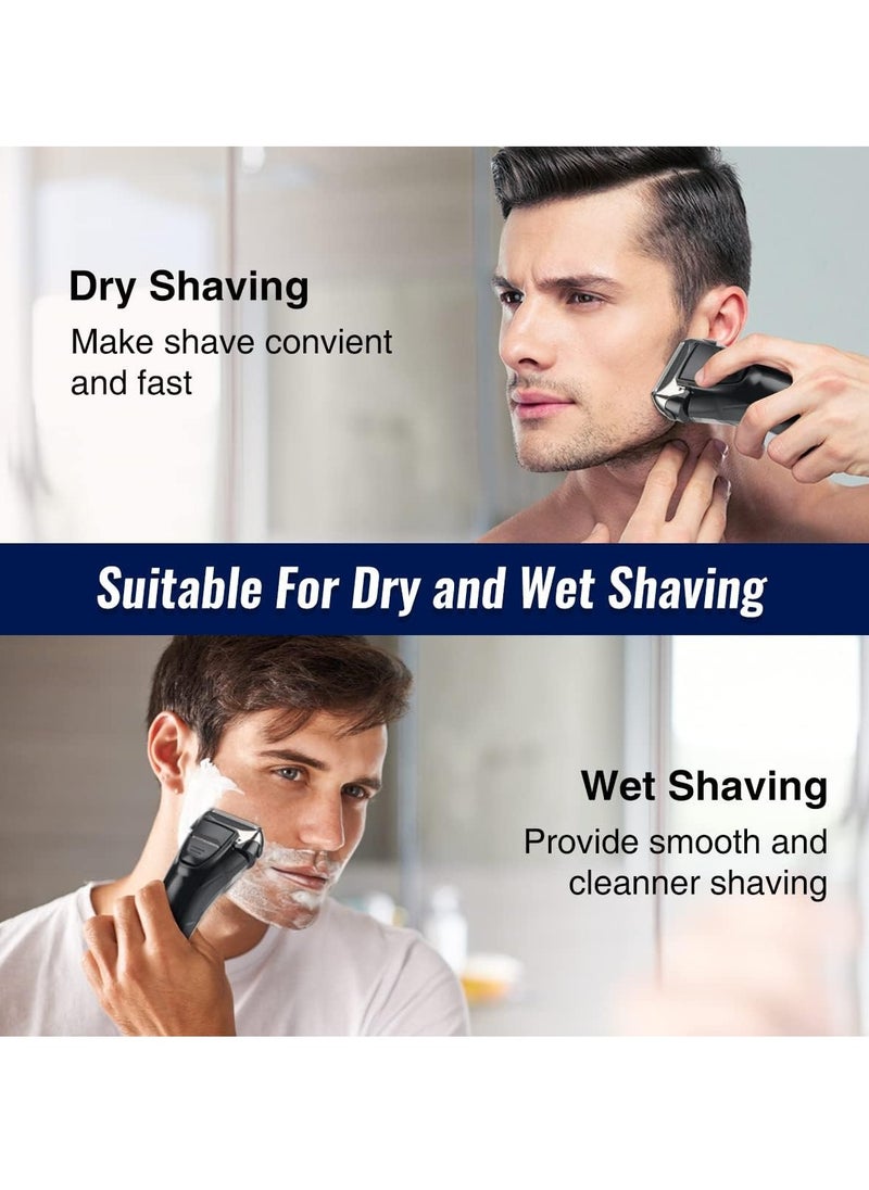 DOSCHER - Electric Shaver for Men, Foil Electric Razor with Beard Trimmer, Cordless Rechargeable Shaving Machine for Face, LED Display Wet Dry Use - Image 1