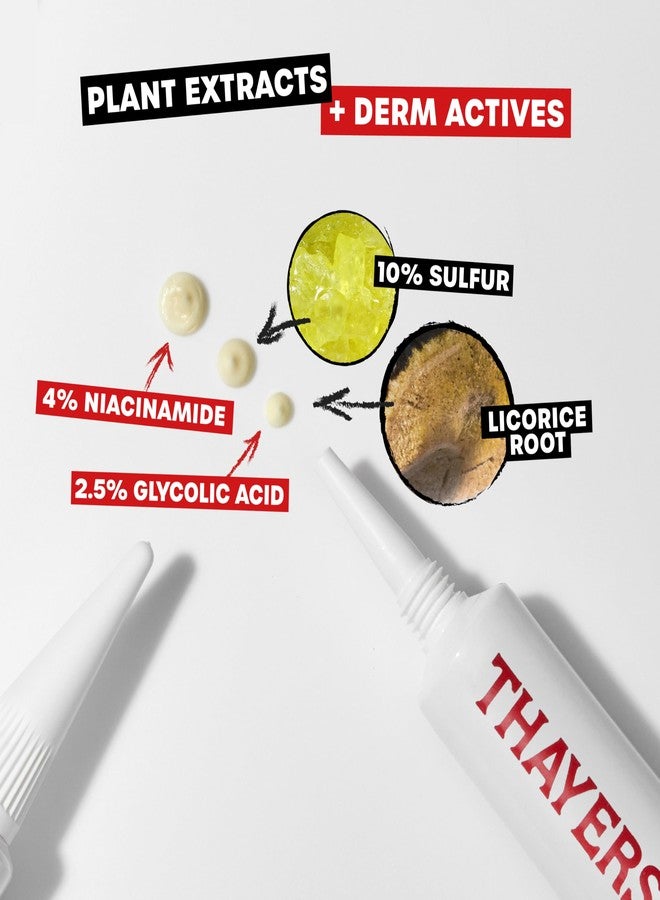 THAYERS Rapid Acne Treatment with 10% Sulfur, Sulfur Acne Treatment with Niacinamide and Glycolic Acid, Soothing and Non-Stripping Skin Care, 0.68 Fl Oz - Image 3