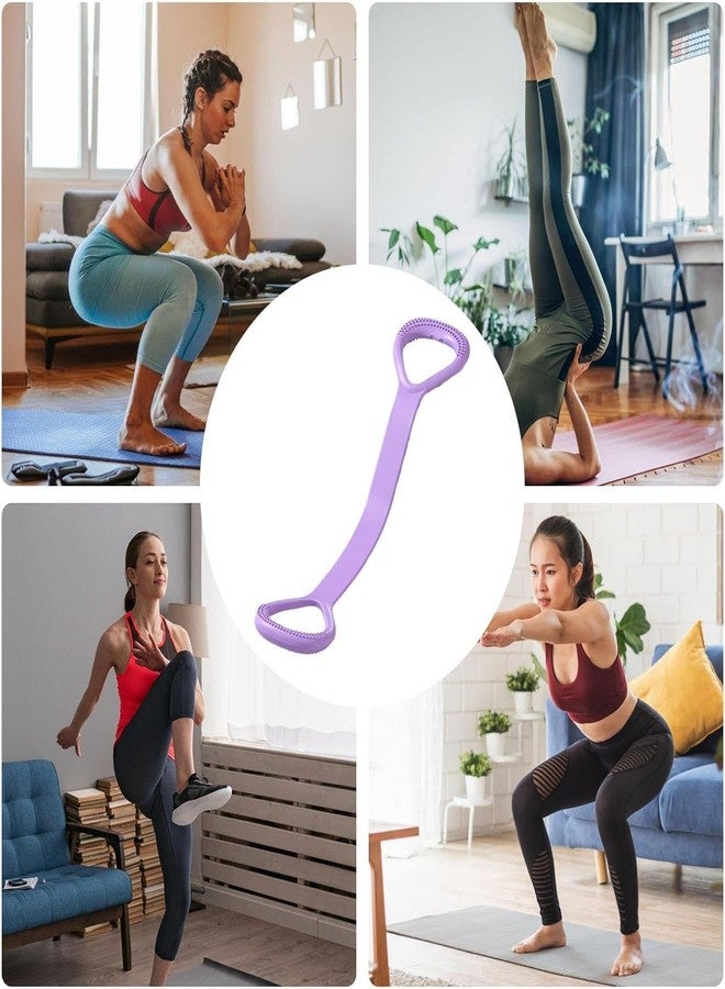 Dhadh Exercise Wrist Band | Hand Stretcher | 8 Shaped Straps for Arm Exercise, Non-Slip for Hands, Arms, Back, Shoulders, Elastic Rope for Yoga, Pilates, Stretching. - Image 2