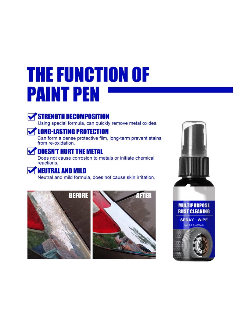 SYOSI 2 Pcs Rust Remover Spray, Multipurpose Rust Remover, Rustout Instant Remover Spray, Car Care Cleaning Rust Remover for Metal Parts - Image 5