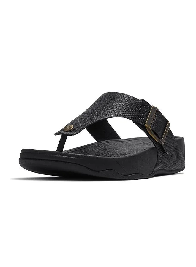 فيت فلوب TRAKK II MENS BUCKLE EMBOSS-LEATHER T/POST SANDALS