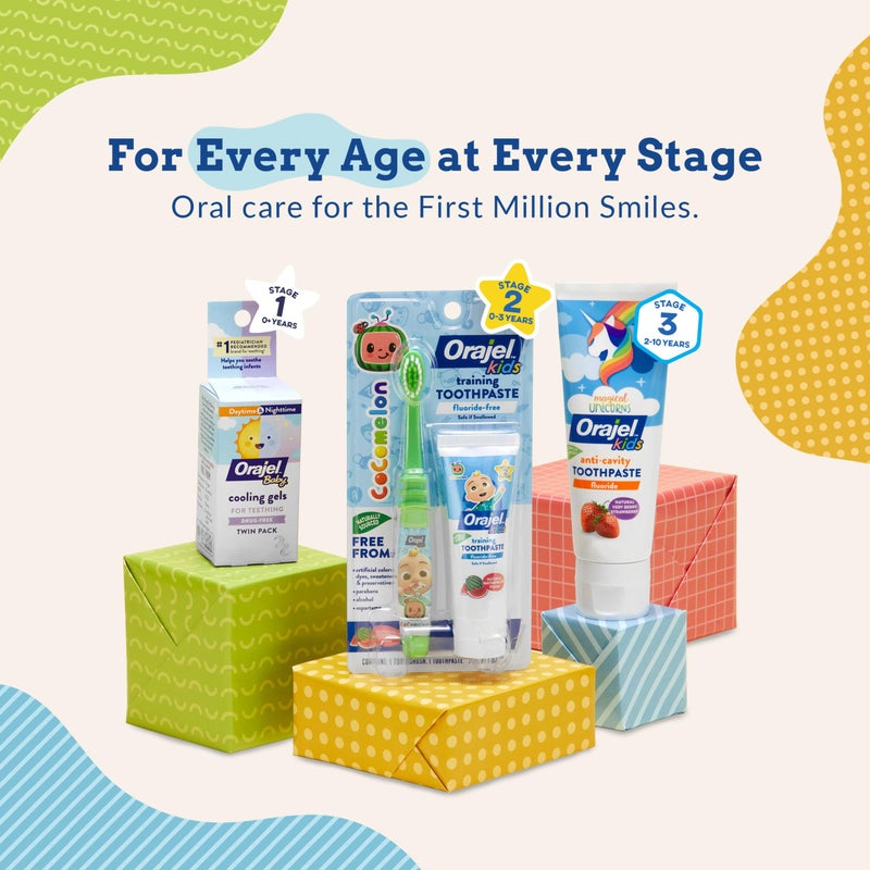 Orajel Baby Daytime Cooling Gel for Teething, Drug-Free, #1 Pediatrician Recommended Brand for Teething*, One .33oz Tube - Image 5