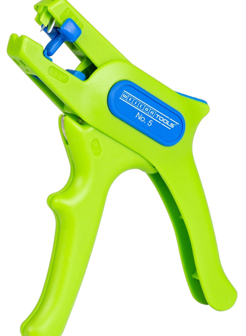 Weicon Stripper No. 5 Green Line, Sustainable Raw Materials, Automatic Wire Stripper From 0.2 - 6.0 mm² - Image 1