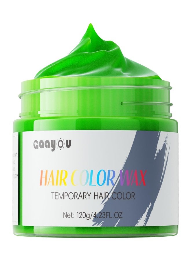 Gaayou Temporary Hair Color Wax Green Hair Dye Washable Natural Instant Hair Color for DIY Hairstyle for Men Women - Image 1