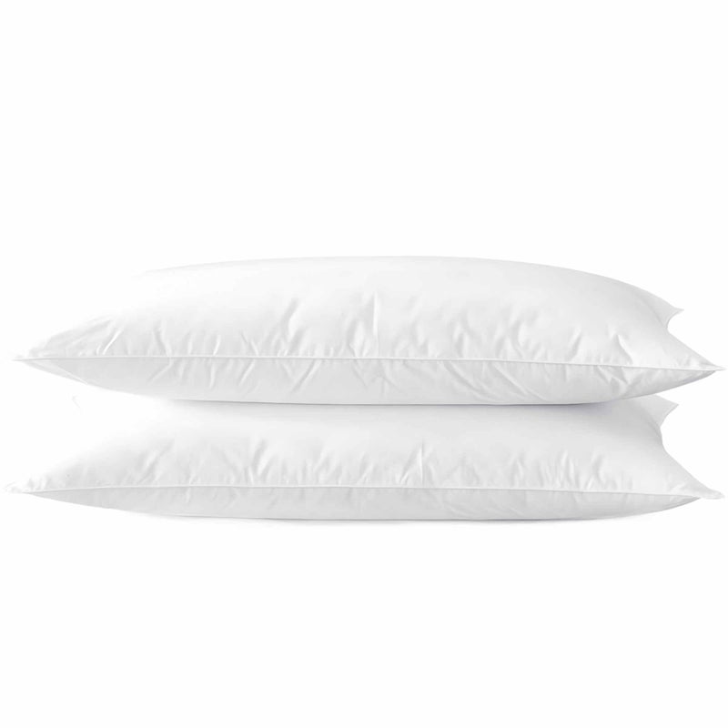 Acteb Ultra Thin Flat Soft Bed Pillows King Size Set of 2 Pack for Sleeping 20"x36", Hypoallergenic Skin Friendly Machine Washable - Image 1