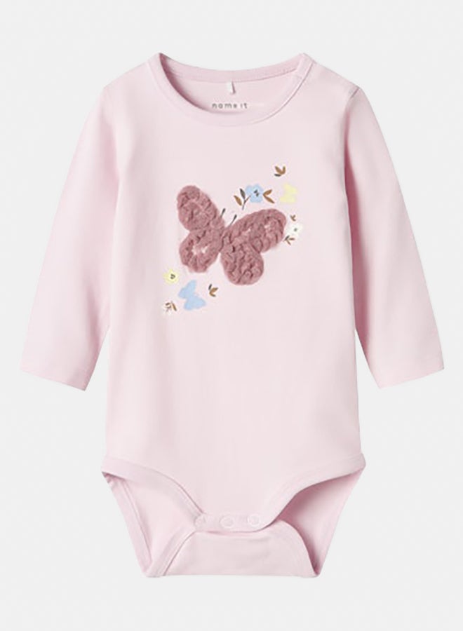 NAME IT Baby Girls Dine Longsleeve Body - Image 1