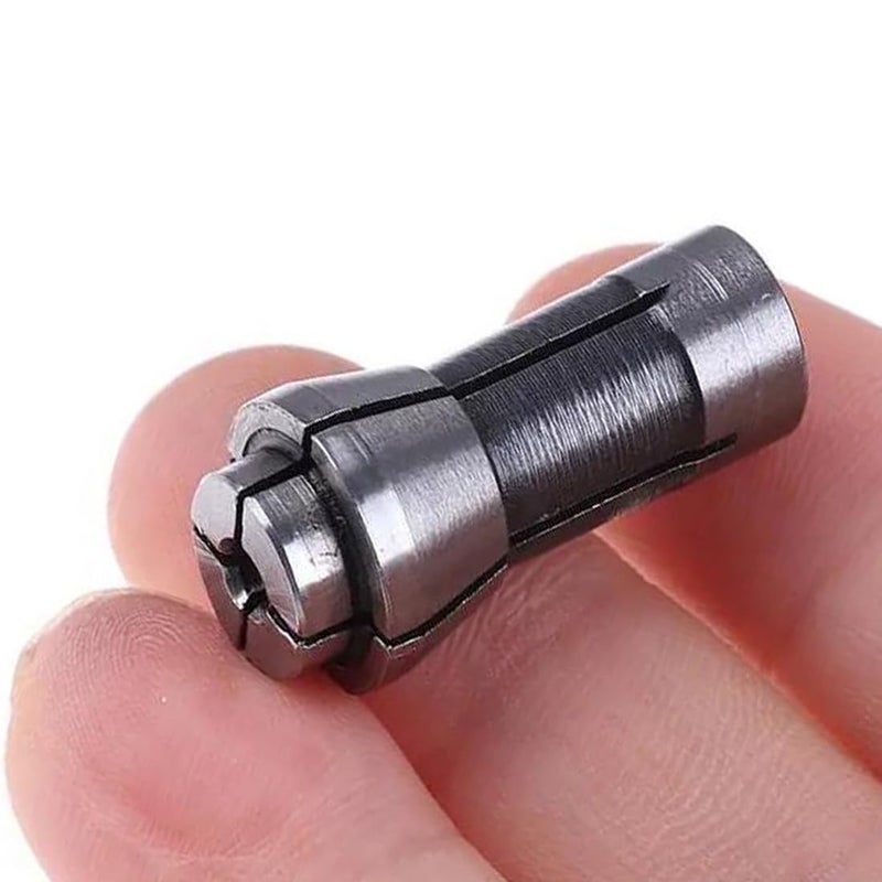 Luo ke 2 Pcs 1/8 Inch and 1/4 Inch Industries Die Grinder Collet Carbon Steel Chuck Machine Clamping Collet For 3.175mm And 6.35mm Dia Arbors/Shanks - Image 5