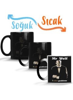 Print Shop Mr Wolf I Solve Problems Magic Mug Porcelain