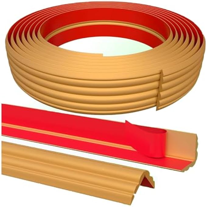 5 M X 2 CM SELF-ADHESIVE MOULDING MOULDINGS WALL CEILING STRIPS WALL STRIPS SELF-ADHESIVE CEILING STRIPS SELF-ADHESIVE CORNER STRIP TABLE EDGE PROTECTION SELF-ADHESIVE EDGE PROTECTION - Image 2