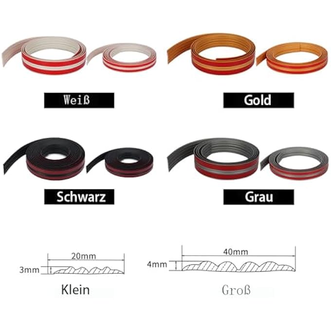 5 M X 2 CM SELF-ADHESIVE MOULDING MOULDINGS WALL CEILING STRIPS WALL STRIPS SELF-ADHESIVE CEILING STRIPS SELF-ADHESIVE CORNER STRIP TABLE EDGE PROTECTION SELF-ADHESIVE EDGE PROTECTION - Image 3