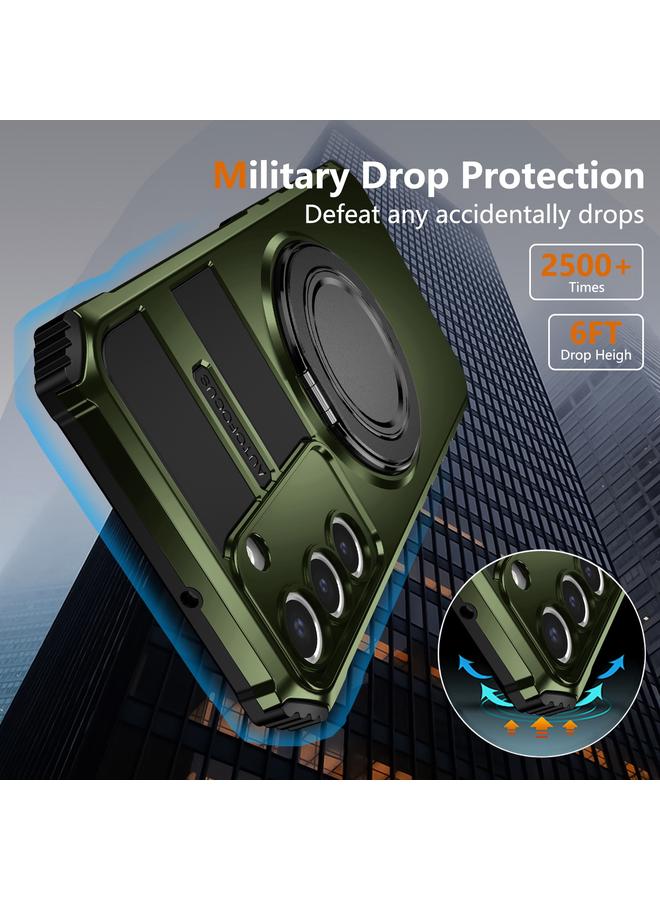 اس-توب جراب لهاتف Samsung Galaxy S22 5G مع حامل مغناطيسي دوار - Image 3