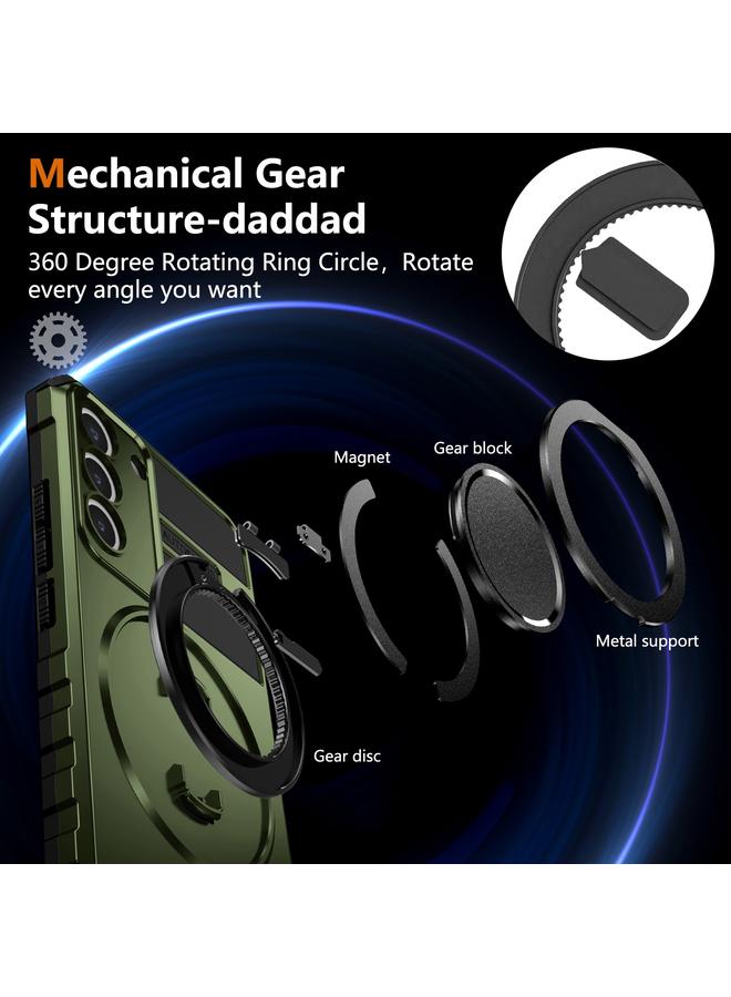 اس-توب جراب لهاتف Samsung Galaxy S22 5G مع حامل مغناطيسي دوار - Image 5