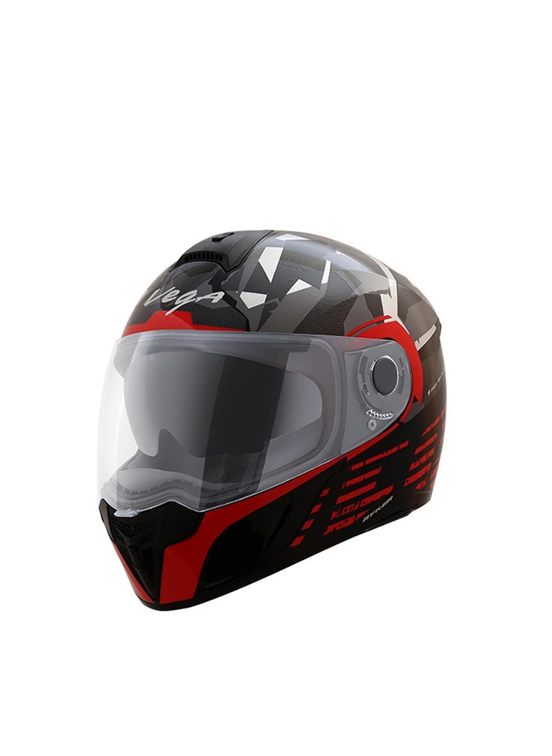 AXOR - Ryker D/V Camo Black Red Helmet - Image 1