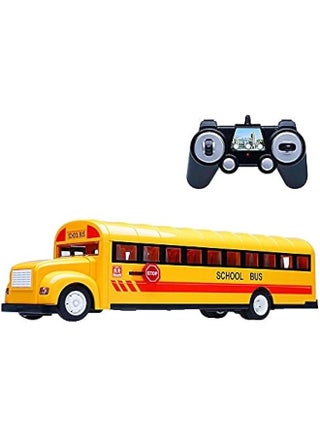 RC School Bus 2.4G Simulation Bus Model 45-Degree Climbing School Bus Public Transportation Car Door Can Be Opened Front and Rear Lights Simulation Sound Boy Toy Car Child Gift - pzsku/Z9BBCB7EFB9EC1A9A4CD7Z/45/1745952081/b43e56c1-1269-4b0e-a906-9d0d83d3dfe1