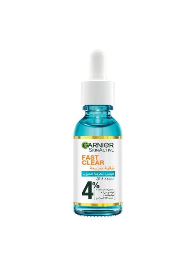GARNIER FAST CLEAR ACNE PRONE SERUM30ML VITAMIN C