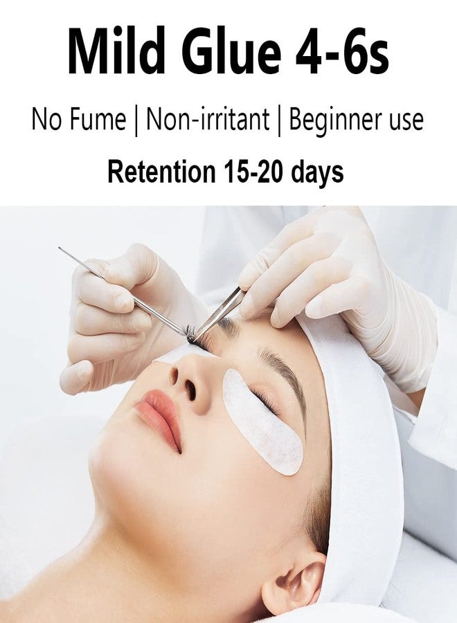 NAGARAKU Premium Mild Eyelash Extension Sensitive Glue 5ml/Odorless Non-irritant/4s Drying/Retention 15-20 Days/Storage Time 12 Months Lashes Adhesive Glue Dark Black Professional Use Only - Image 3