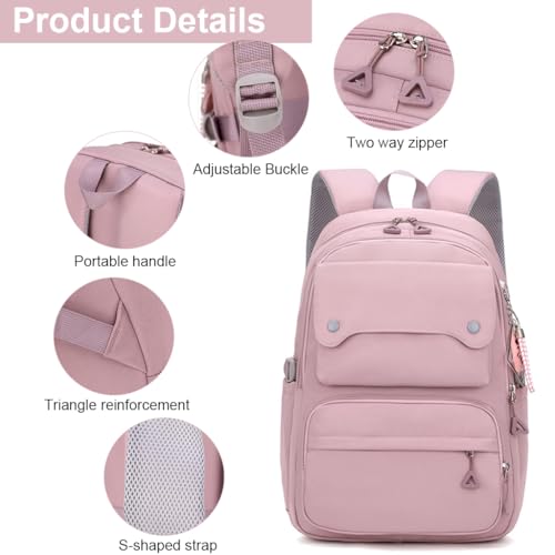 PALAY Echo Boomers You are Sweet Pink Bird Print Lunch Bag for Kids | Stylish, Lightweight & Durable | School, Travel & Picnic Use | Premium Zipper, Sturdy Handle, Easy to Clean - Image 3