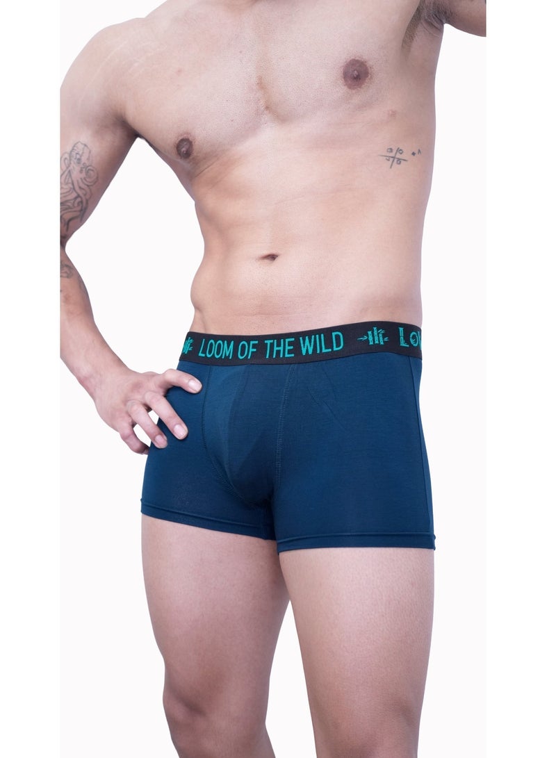 3 Pack Men’s Premium organic Bamboo Cotton Boxer Briefs Trunk Style – (Black, Caribbean Sea & Green) | Ultra-Soft Organic-Feel Bamboo Cotton Underwear for Men | Antibacterial, Anti-Odour, Breathable & Moisture-Wicking | No Ride-Up, Gentle Stretch | Designed in UAE for the Hot & Humid Gulf Climate | Wear Organic Where It Matters Most – Everyday Comfort for Work, Gym & Travel image 7