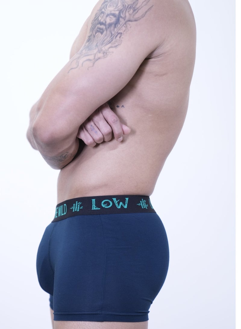 3 Pack Men’s Premium organic Bamboo Cotton Boxer Briefs Trunk Style – (Black, Caribbean Sea & Green) | Ultra-Soft Organic-Feel Bamboo Cotton Underwear for Men | Antibacterial, Anti-Odour, Breathable & Moisture-Wicking | No Ride-Up, Gentle Stretch | Designed in UAE for the Hot & Humid Gulf Climate | Wear Organic Where It Matters Most – Everyday Comfort for Work, Gym & Travel image 8