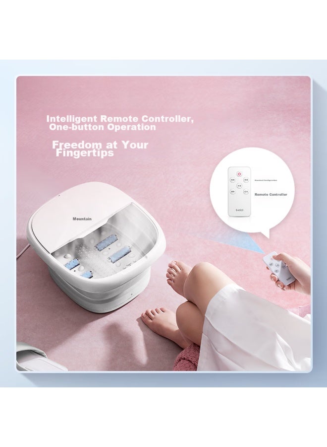 Beici Foot Soaking Bucket With Automatic Heating, Foldable Foot Bath, Easy Storage, Foot Washing Tub, Gift For Parents And Elders, Birthday, Qixi Festival, Valentine's Day Present 312a - Image 1