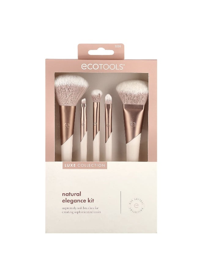 Eco Tools EcoTools, Luxe Collection, Natural Elegance Kit, 5 Piece Kit  - Image 2