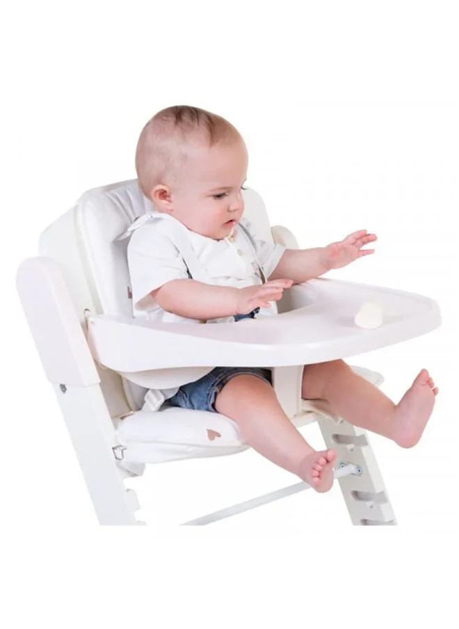 تشايلد هوم Cushion For Evosit High Chair, 100% Oekotex Cotton Jersey, Jersey Hearts
