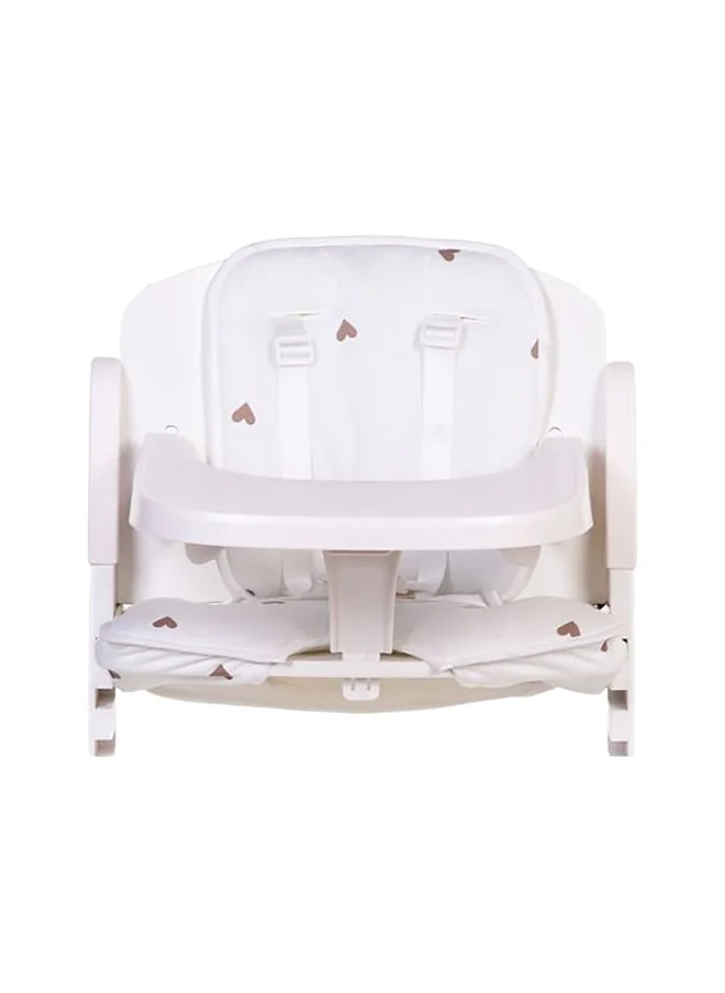 تشايلد هوم Cushion For Evosit High Chair, 100% Oekotex Cotton Jersey, Jersey Hearts