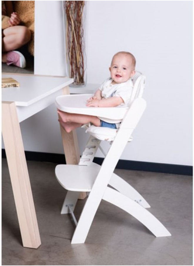 CHILDHOME - Cushion For Evosit High Chair, 100% Oekotex Cotton Jersey, Jersey Hearts - Image 1