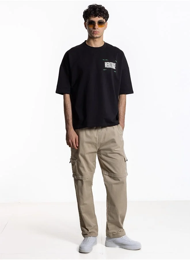 شايبس MIDWEIGHT SLOGAN PRINT T-SHIRT