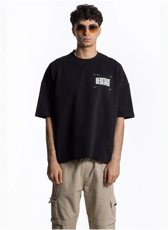 شايبس تيشيرت بطباعة شعار متوسط الوزن