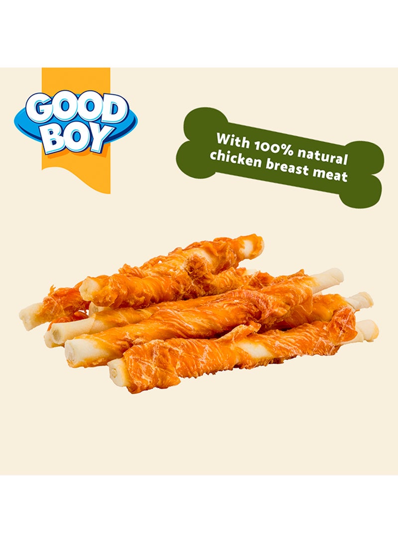 واجتاستيك يامي دوج تريتس Wagtastic Chicken Twist - Image 4