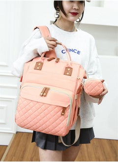 ZCM-HAPPY Diaper Bag Backpack, Multifunction Travel Back Pack Maternity Baby Changing Bags, Large Capacity, Waterproof and Stylish  - Image 2
