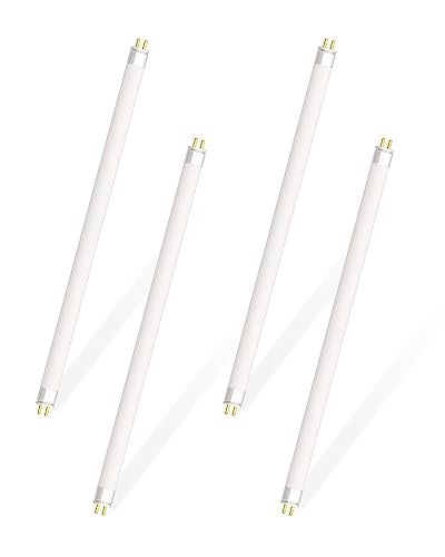 Dichroma 4 Pack T5 8W Replacement Bulb Compatible with Bell and Howell 2257 Monster Bug Zapper and Faicuk WS108 Wall Sconce Fly Light Trap, 12 Inch F8T5/BL UVA Fluorescent Led Bug Zapper Bulbs - Image 1