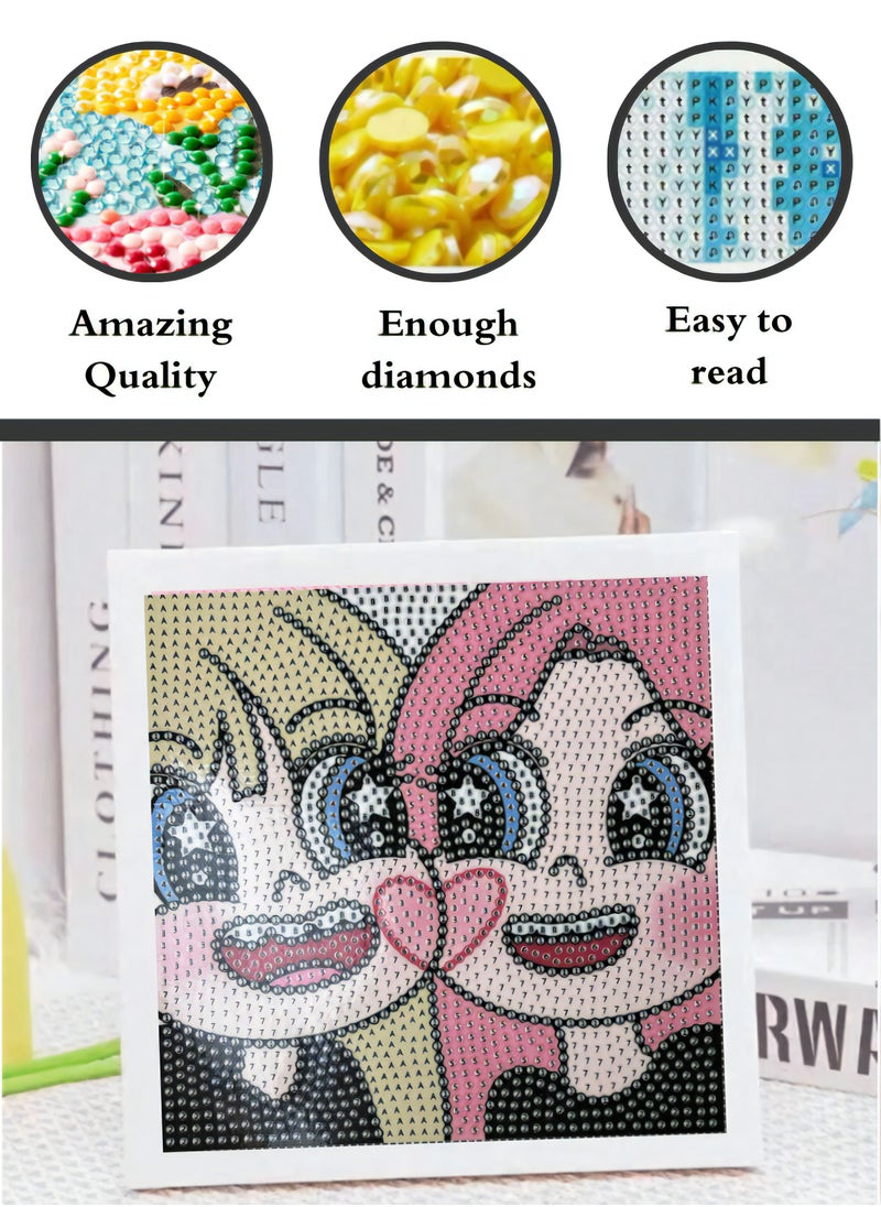 ATRI Diamond Painting Game, DIY Beaded Picture Puzzle Game, 5D Diamond Painting Kits for Kids 15*15  - Image 2