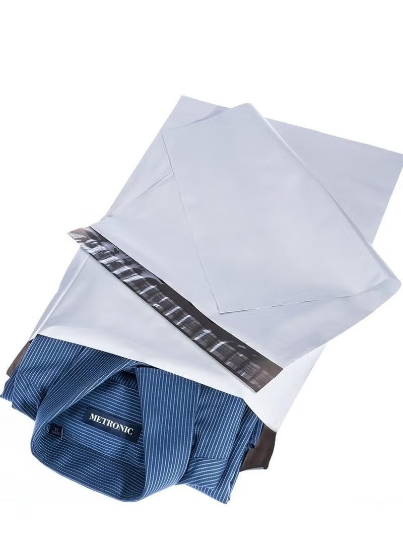 Plastic Envelope Bag, 100pcs White Self-Seal Adhesive Courier Storage Bags, Plastic Poly Envelope Mailer Postal, Strong Thick Shipping Mailing Bags (White) (35 * 25cm) - Image 4