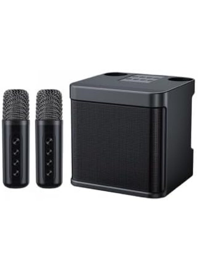 Agofyngs Portable Bluetooth Karaoke Speaker with Wireless Microphones, Singing Machine for Kids & Adults - Image 2