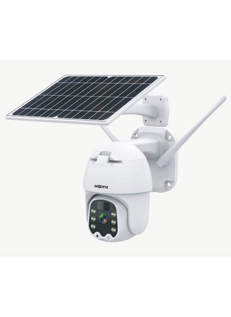 Prolynx Prolynx 4 MP Solar-Powered Outdoor Security Camera, color vision PL-SPTZ04-4G  - Image 1
