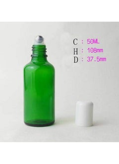 3Pcs 50Ml Empty Refillable Green Glass Essential Oil Roll On Bottles Cosmetic Sample Packing Jars Pots With Metal Roller Ball And White Cap For Essential Oil Perfume - pzsku/Z9BBDC56FD3A9FEC87CFBZ/45/_/1730727306/9d6c4eaf-4586-4a02-bce8-daa6222ab39b