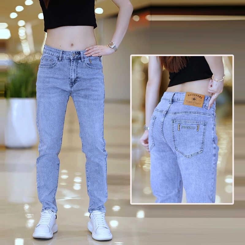 Unisex Classic Denim Jeans Loose Fit Daily Outdoor Wear - Image 1