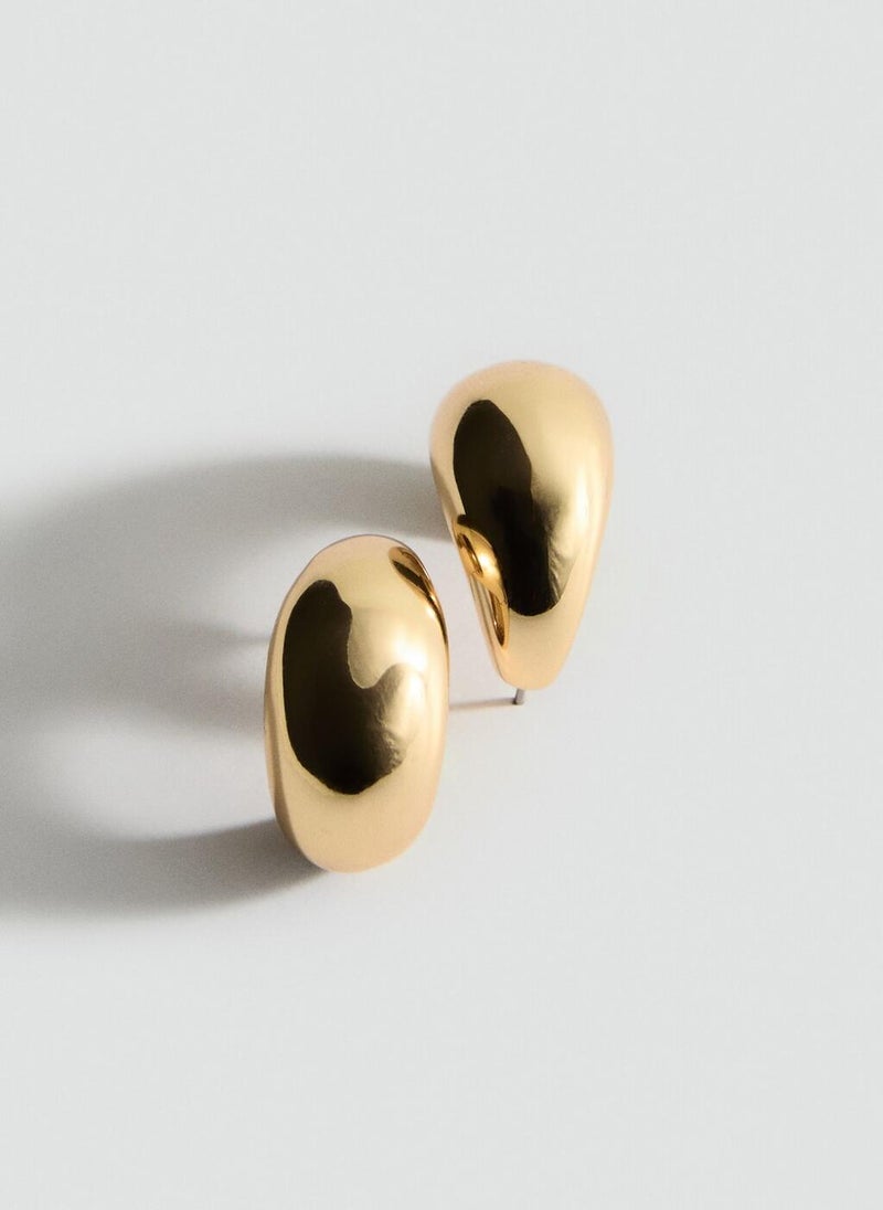 MANGO Volume Hoop Earrings  - Image 1