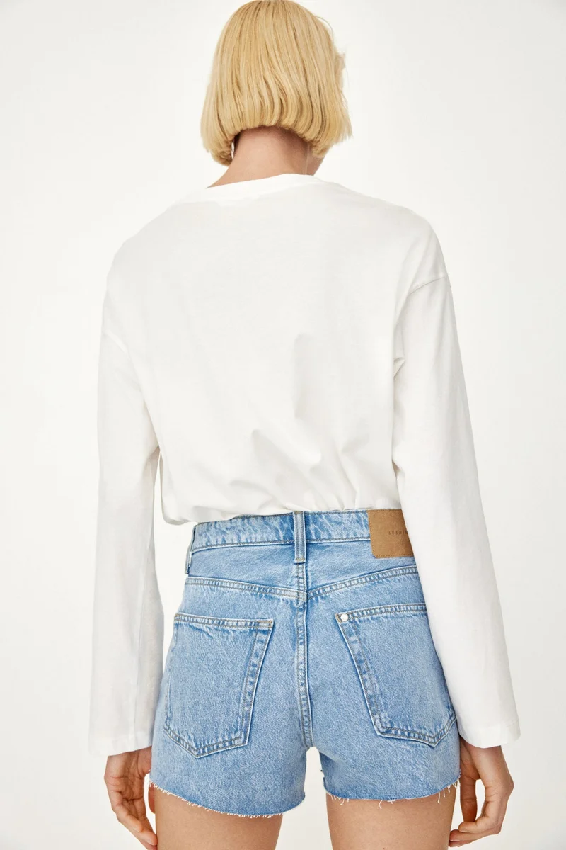 اتش اند ام High Denim shorts