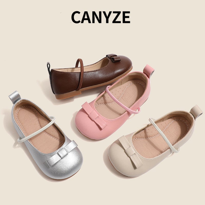 Canyze Leather Shoes Korean Style Simple Children'S Princess Shoes All-Match Baby'S Soft-Soled Single-Layer Shoes With Flexible Strap - Image 2