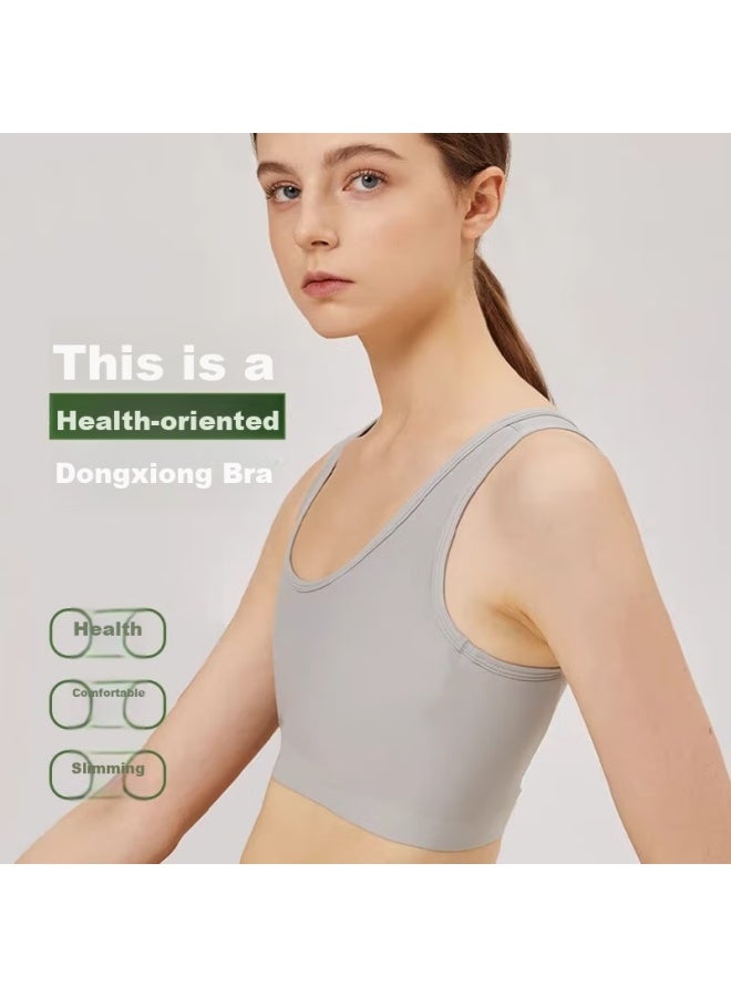 Caramella Caramella Chest Binder, Ultra Flat Les, Large Breast Reduction, Chest Wrap, Chest Shaping, Bra, Chest Enhancement, Small Chest, Summer Vest, Sports Bra For Women  - Image 2