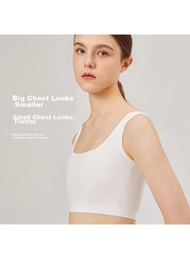 Caramella Caramella Chest Binder, Ultra Flat Les, Large Breast Reduction, Chest Wrap, Chest Shaping, Bra, Chest Enhancement, Small Chest, Summer Vest, Sports Bra For Women  - Image 3