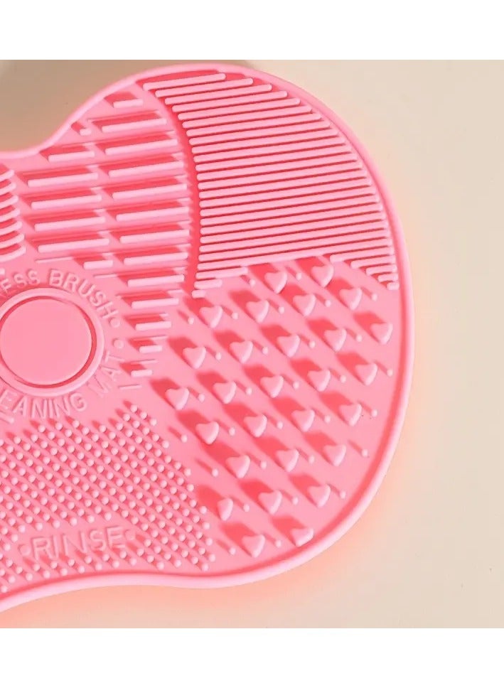 ORiTi 1 قطعة من منظف الفرش من Sioicone، وسادة تنظيف فرش الأساس، أداة مكياج عالمية مع وظيفة Sunction Cuos - Image 3