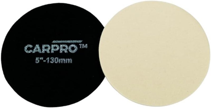 CarPro Glass Polishing Pad - Polish Glass Scratches Etching, Correct and Clean Damaged Windshield & Window Glass - 5" (1 Pack) - Image 1